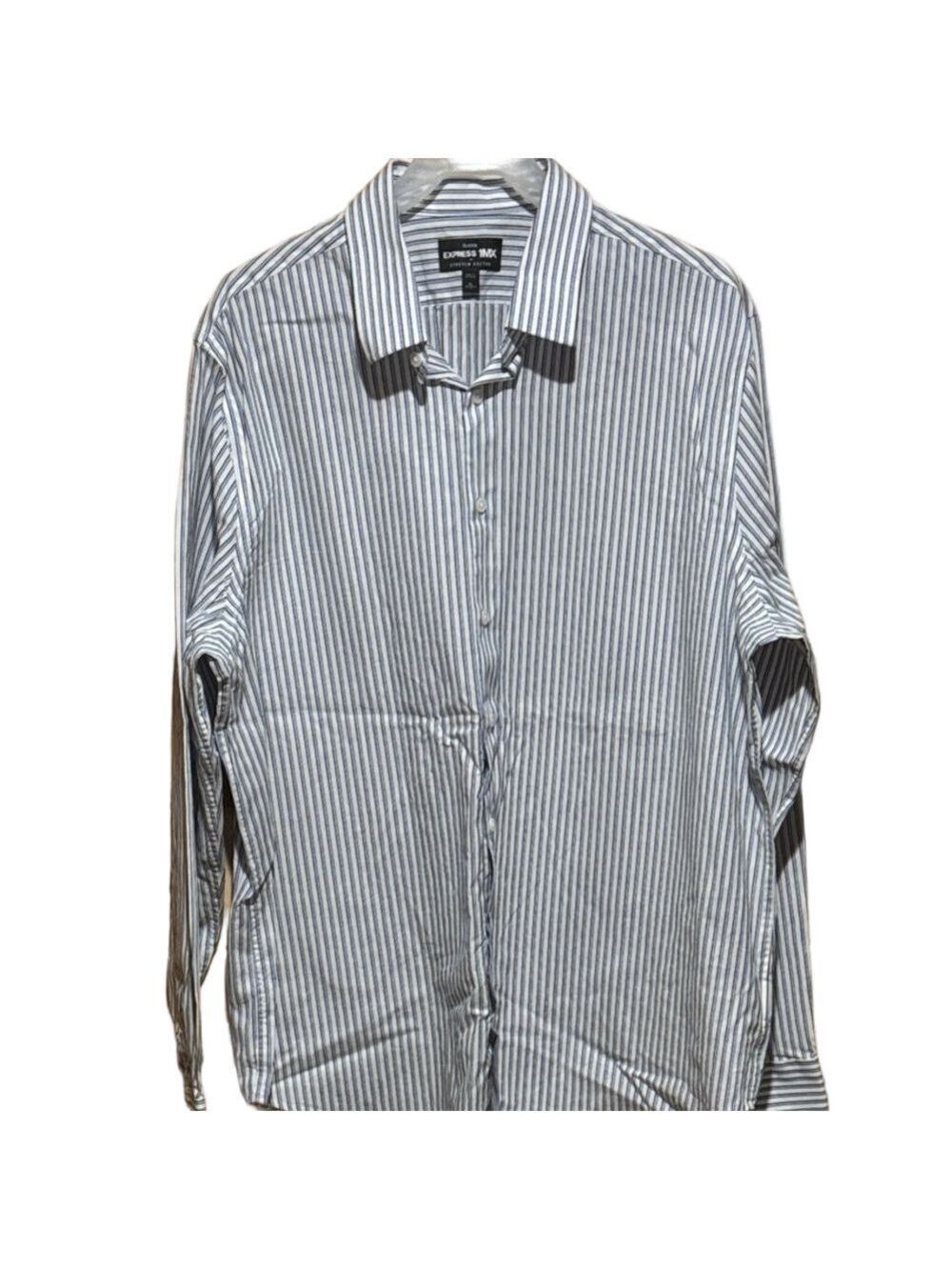 Express Striped Button Down Shirt